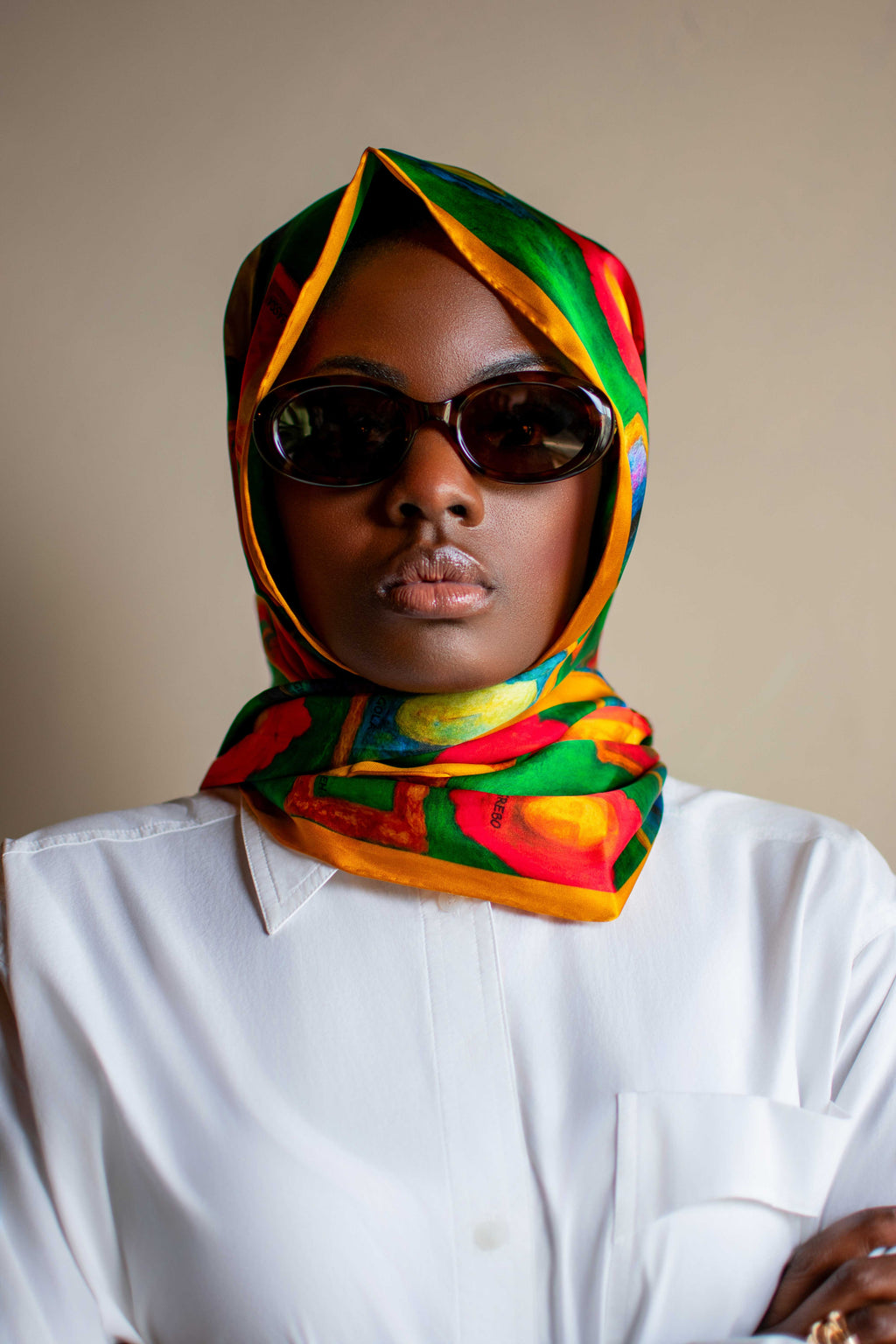 Monrovia Scarf 100% Mulberry Silk
