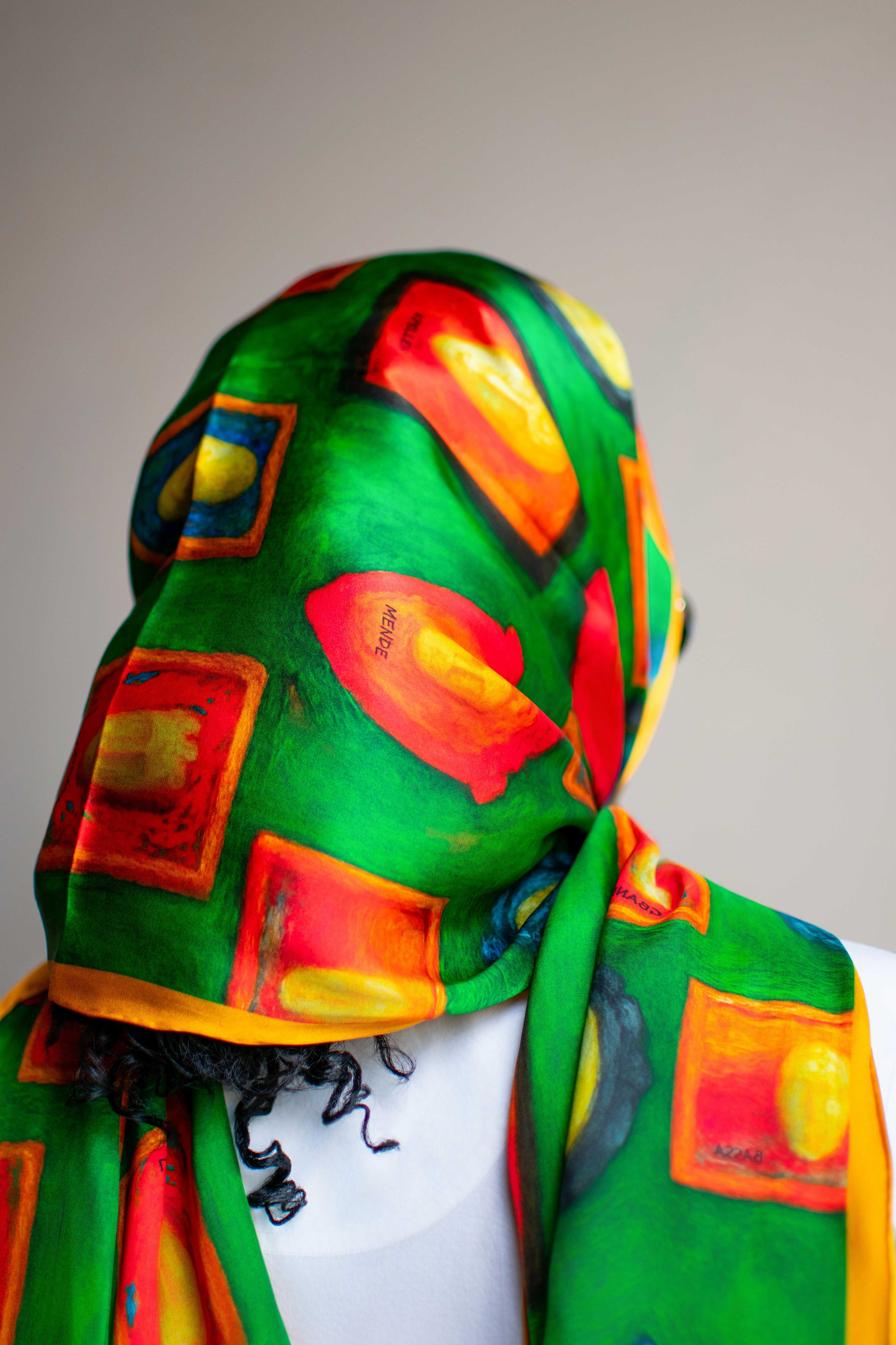 Monrovia Scarf 100% Mulberry Silk